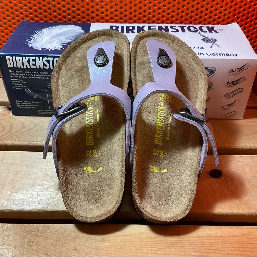 Birkenstock Kids Gizeh Sandals - Graceful Lavender